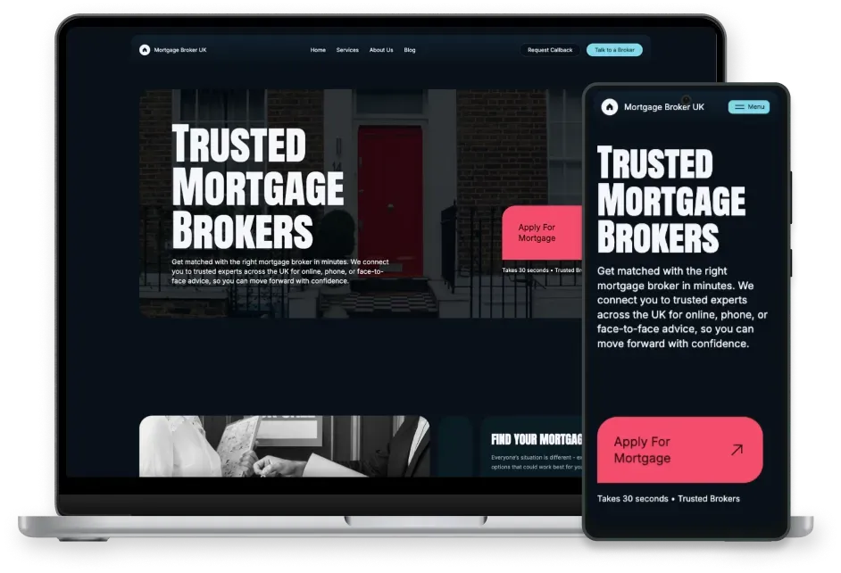 Mortgage Broker UK Responsive Website